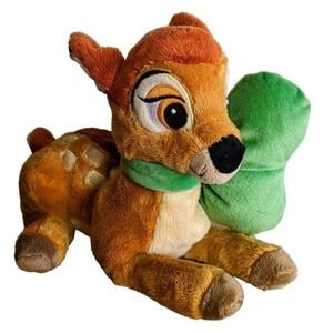 Disney Store Bambi Easter Bow Plush Toy Stuffed Animal Exclusive Original 10"